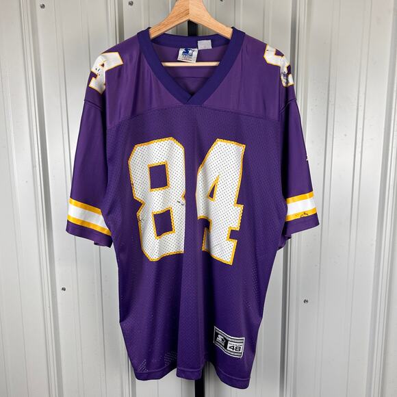 Randy Moss #84 Vintage 90s Starter Minnesota Vikings NFL Jersey Sz 48 Large - Picture 2 of 4